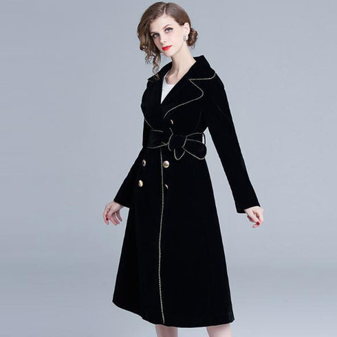 British Fashion Long Trench Coat - ROUTINE FASHION