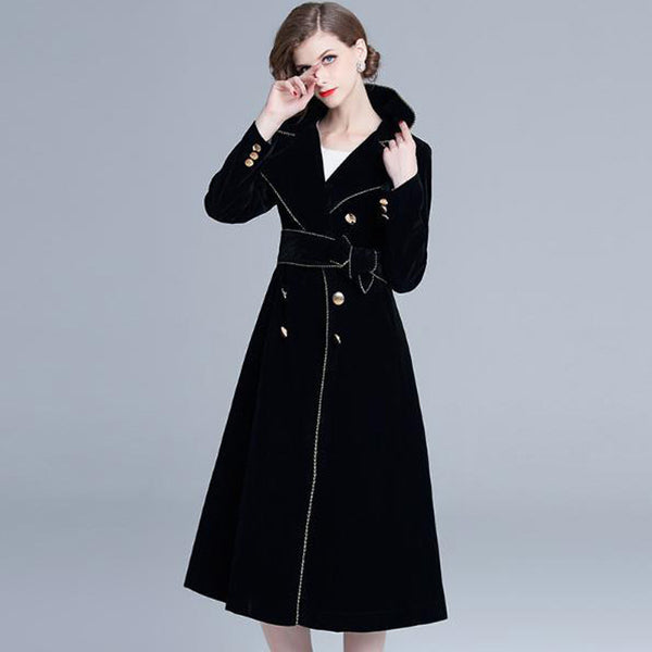 British Fashion Long Trench Coat - ROUTINE FASHION