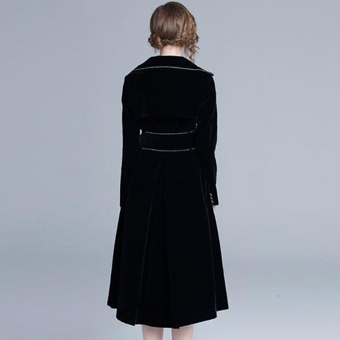 British Fashion Long Trench Coat - ROUTINE FASHION