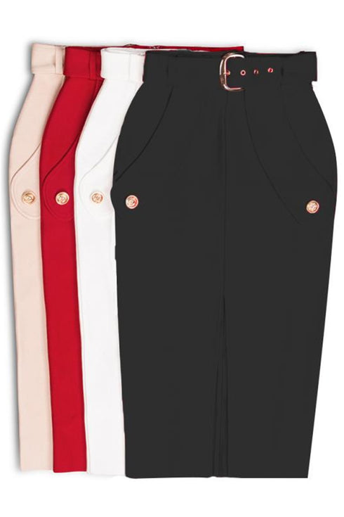 Split Hip Wrap All-match Bandage Skirt - ROUTINE FASHION