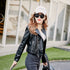 Leather Jacket Korean Style Slim Motorcycle Leather Jacket - ROUTINE FASHION