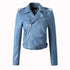 Leather Jacket Korean Style Slim Motorcycle Leather Jacket - ROUTINE FASHION