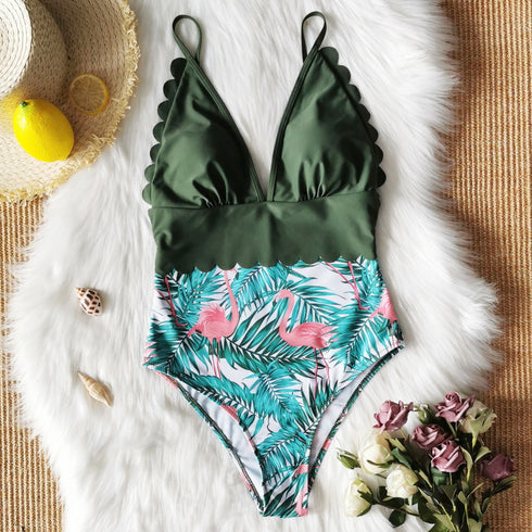 Women swimwear Swimsuit Bikini Sexy Plus Size OnePiece - ROUTINE FASHION