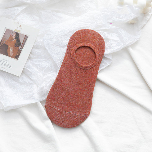 Socks Men And Women Solid Color Boat Socks Spring Invisible Socks Socks Socks Net Red Men'S Socks - ROUTINE FASHION