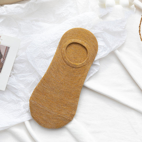 Socks Men And Women Solid Color Boat Socks Spring Invisible Socks Socks Socks Net Red Men'S Socks - ROUTINE FASHION