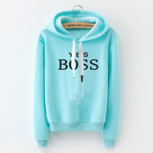 Letter Print Long Sleeve Sweatshirt Women - ROUTINE FASHION