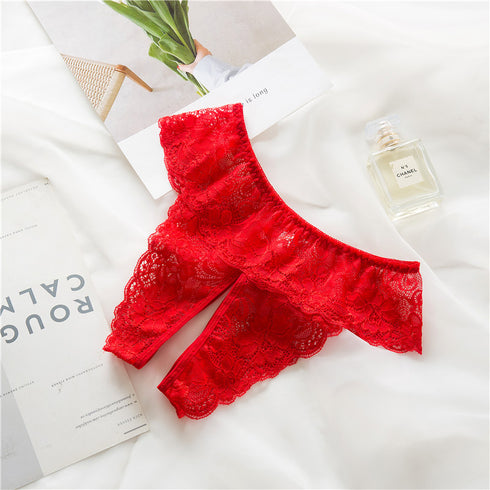 Women's personalized net yarn panties - ROUTINE FASHION