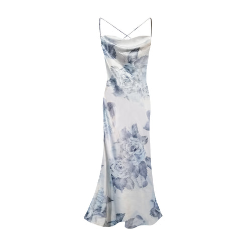 Adjustable Straps Pleated Skirt Floral Skirt - ROUTINE FASHION