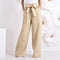 Women Pants Vintege Elastic Waist Long Pants Trousers - ROUTINE FASHION