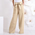 Women Pants Vintege Elastic Waist Long Pants Trousers - ROUTINE FASHION