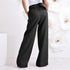Women Pants Vintege Elastic Waist Long Pants Trousers - ROUTINE FASHION