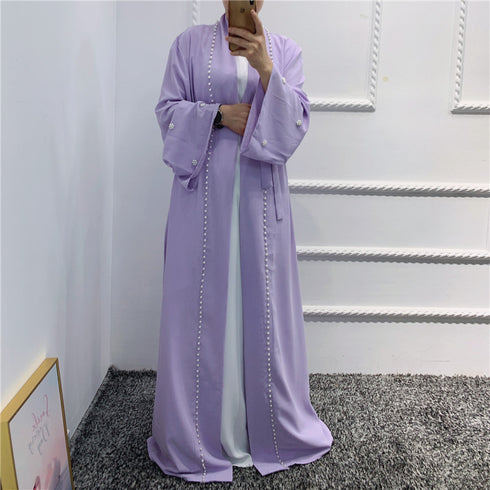 Eid Kaftan Moroccan Abaya Dubai Turkey Hijab Muslim Fashion - ROUTINE FASHION