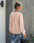 Fashion Simple V-neck Long-sleeved Blouse Blouse - ROUTINE FASHION