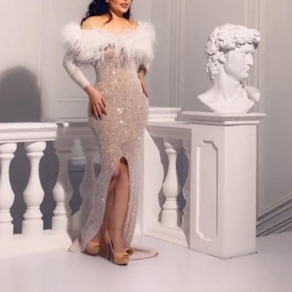 Sexy Sequin Party Dress For 2021 Ladies Sexy Party Evening Dress Fashion Dress - ROUTINE FASHION