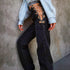 High-rise chain straight-leg jeans - ROUTINE FASHION