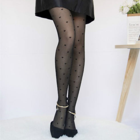 Black Pantyhose Women Sexy Silk Tights - ROUTINE FASHION