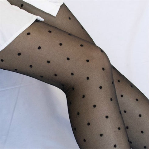 Black Pantyhose Women Sexy Silk Tights - ROUTINE FASHION