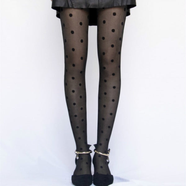 Black Pantyhose Women Sexy Silk Tights - ROUTINE FASHION