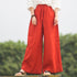 Cotton Linen Wide Legged Pants Women Loose Trousers - ROUTINE FASHION