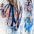 Tie-dye Printed Hooded Sweatshirt Long-sleeved Plus Size Top Women - ROUTINE FASHION
