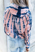 Tie-dye Printed Hooded Sweatshirt Long-sleeved Plus Size Top Women - ROUTINE FASHION