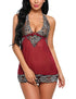 Summer Sexy Women Nightwear V-Neck Lace Lingerie Babydoll - ROUTINE FASHION