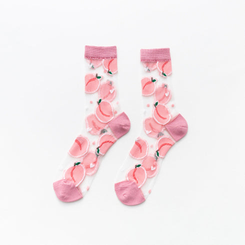 Female Tide Socks Fruit Cartoon Socks Women - ROUTINE FASHION