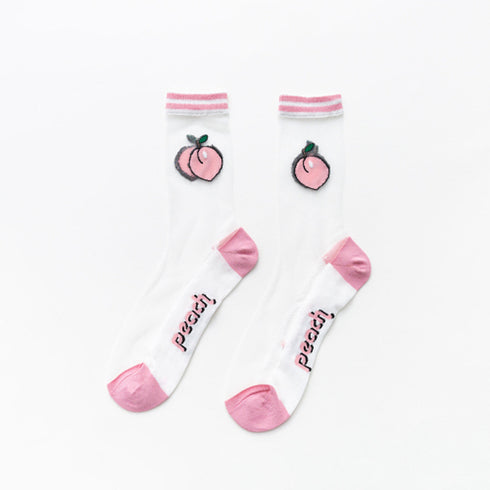 Female Tide Socks Fruit Cartoon Socks Women - ROUTINE FASHION