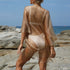 Tassel gold bikini cover up Sexy beach dress for women beach - ROUTINE FASHION
