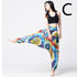 Women Harem Pants CottonLinen Hippie Trousers Baggy Elastic - ROUTINE FASHION