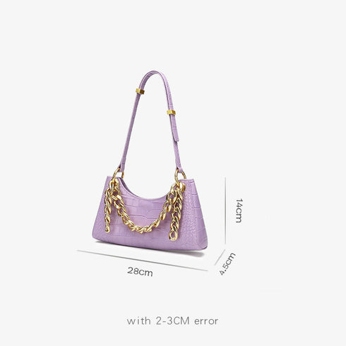 Chain leather shoulder bag - ROUTINE FASHION