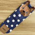 Cute cartoon polka dot puppy in tube socks women socks cotton socks - ROUTINE FASHION