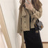 Women's short trench coat - ROUTINE FASHION