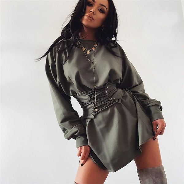 Long sleeve tunic dress - ROUTINE FASHION