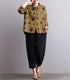 Casual Polka Dot Print Stand Collar Loose Women Blouses - ROUTINE FASHION