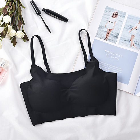 Gather big size sports underwear for women bras - ROUTINE FASHION