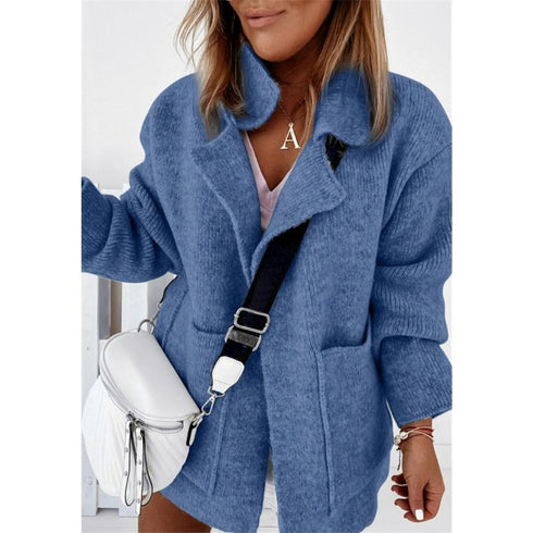 Women's knitted cardigan sweater coat - ROUTINE FASHION