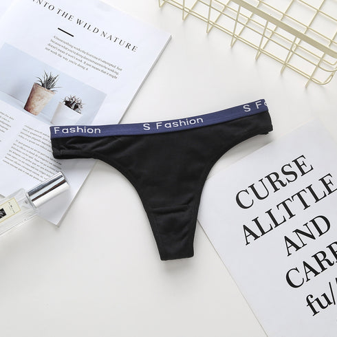 Women's cotton thong panties - ROUTINE FASHION
