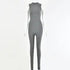 Sleeveless fitness sports jumpsuit women - ROUTINE FASHION