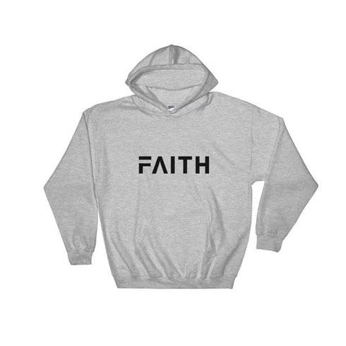 Faith Letter Print Women Hoodies - ROUTINE FASHION