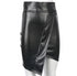 OFFICE EXECUTIVE BLACK FAUX LEATHER SKIRT - ROUTINE FASHION