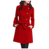 Womens Winter Lapel Wool Coat Trench Jacket Overcoat Outwear - ROUTINE FASHION