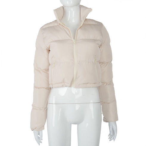 Stand-up collar warm casual down jacket - ROUTINE FASHION