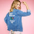 Monogrammed denim jacket - ROUTINE FASHION