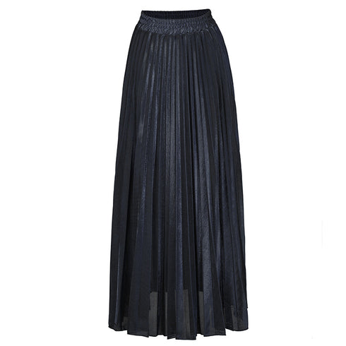 New Pleated Skirt Long Skirt - ROUTINE FASHION