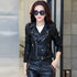 Women's new five-color classic coat leather coat - ROUTINE FASHION