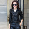 Women's new five-color classic coat leather coat - ROUTINE FASHION
