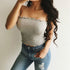 Sexy Fashion Summer Skinny Women Sleeveless Crop Tops Backl - ROUTINE FASHION