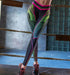 Gym Yoga Pants Sports Outfit for Women Professional Fitness Legging Sport Push Up Tights Pants Printed - ROUTINE FASHION