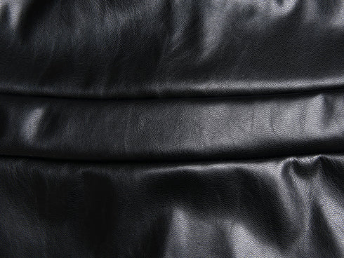 Wrapped chest wrap leather skirt - ROUTINE FASHION